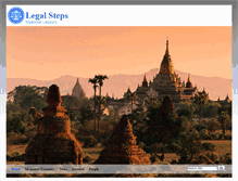 Tablet Screenshot of myanmarlegalsteps.com